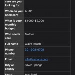 Service Care Provider Request